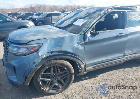 2025 Ford Explorer St-Line из США, поврежденный, VIN 1FMUK8KH4SGA39631